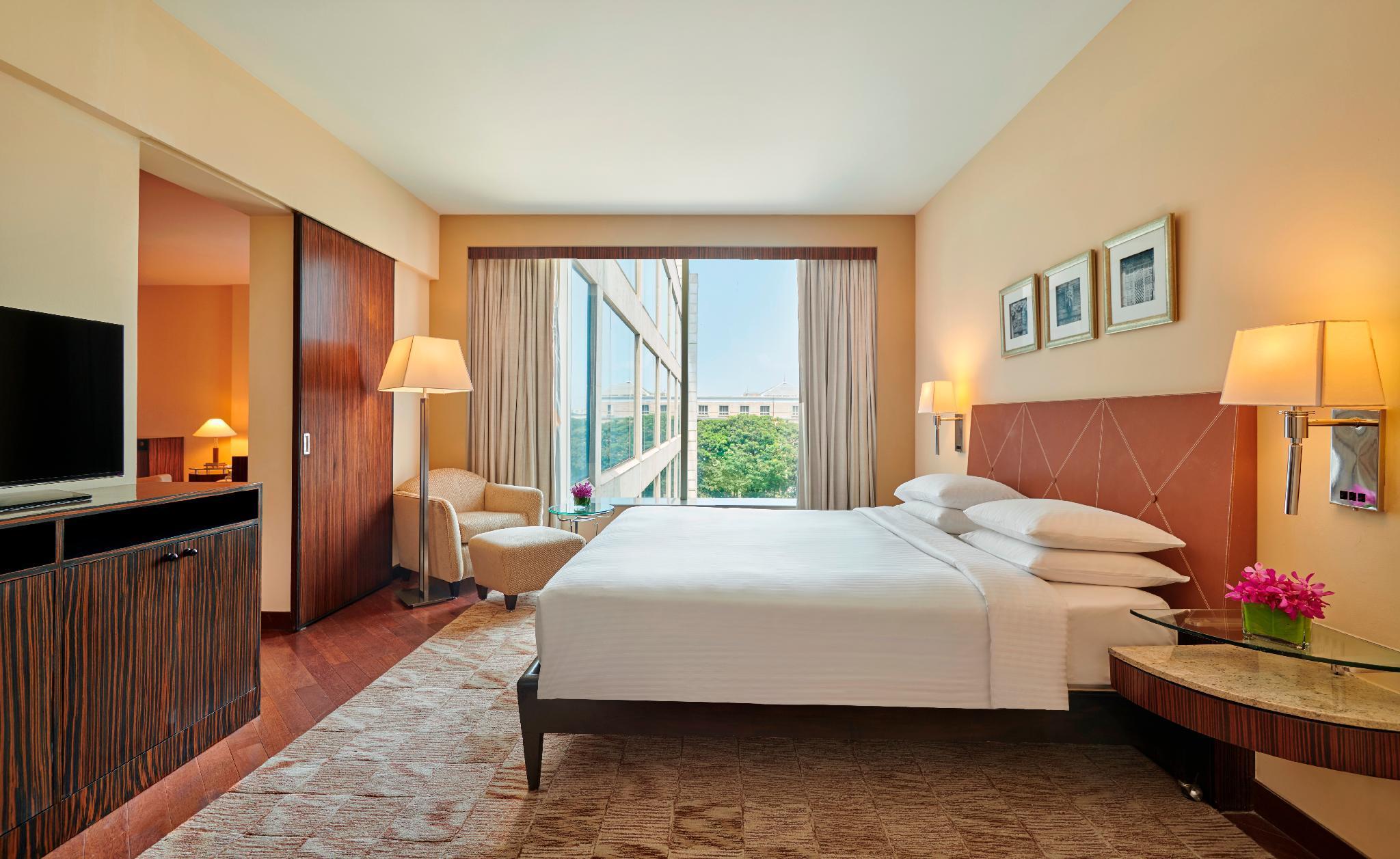 Hotel Hyatt Regency Mumbai International Airport Exterior foto A bedroom at the hotel